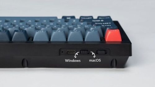 KeychronV1MaxV1M-D4QMKVIAWirelessCustomMechanicalKeyboardBananaSwitchRGB75US