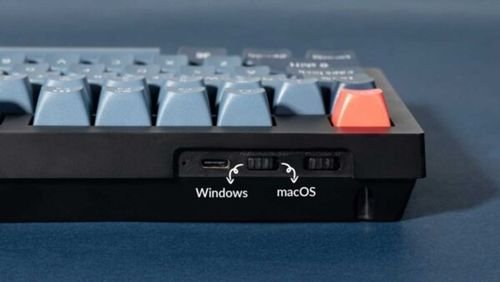 KeychronV5MaxQMKVIAV5M-D3WirelessBT24WiredCustomMechanicalKeyboardBrownSw.96US