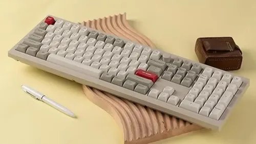 KeychronV6MaxRetroV6M-R4QMKVIABT24WiredCustomMechanicalKeyboardBananaSwitch100