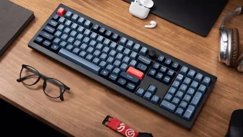 KeychronV6MaxV6M-D3QMKVIAWirelessBT24WiredCustomMechanicalKeyboardBrownSwitch