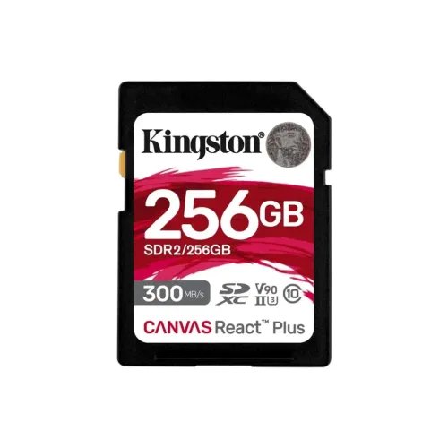 KingstonSDXC256GBCanvasReactPlusUHS-II300R260WU3V90forFullHD4K8K