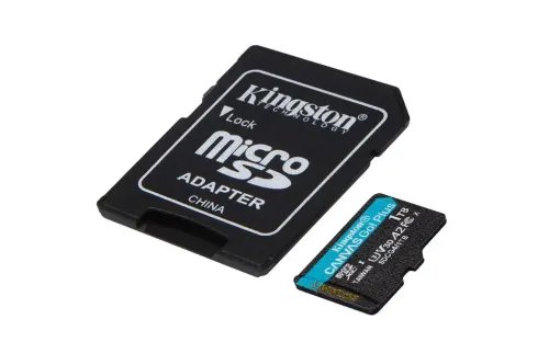 KingstonTechnology1TBmicroSDXCCanvasGoPlusGen4200MBsA2U3V30CardAdapter