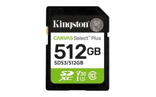 KingstonTechnology512GBSDXCCanvasSelectPlusGen3150MBsC10UHS-IU3V30
