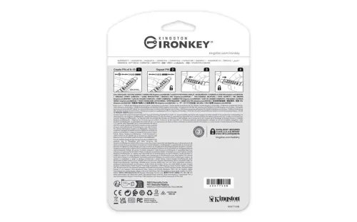 KingstonTechnologyIronKey128GBUSB-CKeypad200CFIPS140-3Lvl3PendingAES-256