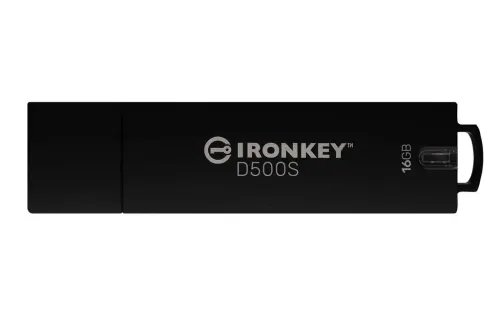 KingstonTechnologyIronKey16GBD500SFIPS140-3Lvl3PendingAES-256