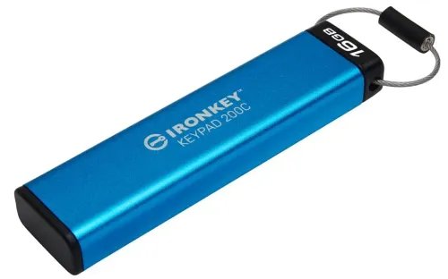 KingstonTechnologyIronKey16GBUSB-CKeypad200CFIPS140-3Lvl3PendingAES-256