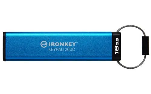 KingstonTechnologyIronKey16GBUSB-CKeypad200CFIPS140-3Lvl3PendingAES-256