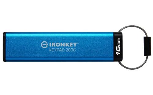 KingstonTechnologyIronKey16GBUSB-CKeypad200CFIPS140-3Lvl3PendingAES-256