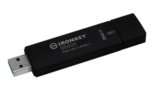 KingstonTechnologyIronKey256GBD500SFIPS140-3Lvl3PendingAES-256