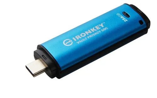 KingstonTechnologyIronKey256GBUSB-CVaultPrivacy50CAES-256EncryptedFIPS197