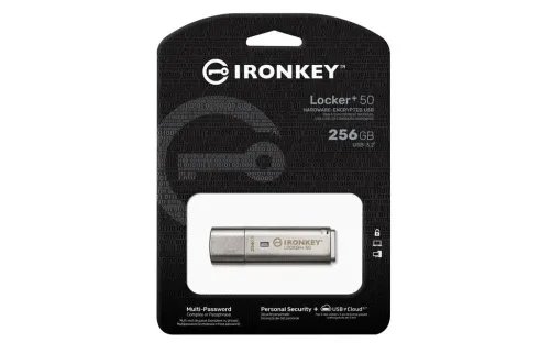 KingstonTechnologyIronKey256GBLockerPlus50AESEncryption