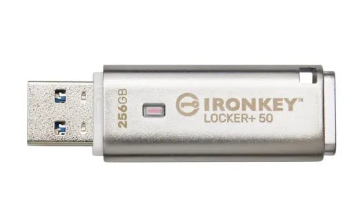 KingstonTechnologyIronKey256GBLockerPlus50AESEncryption