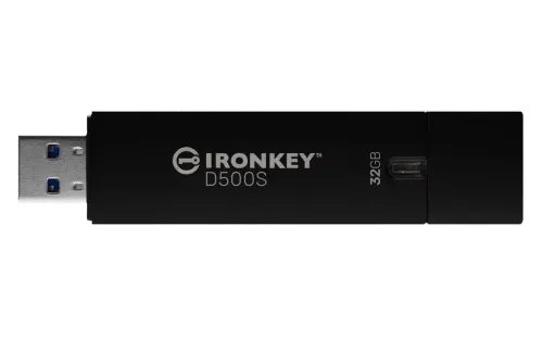 KingstonTechnologyIronKey32GBD500SFIPS140-3Lvl3PendingAES-256