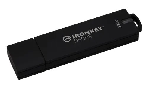 KingstonTechnologyIronKey32GBD500SFIPS140-3Lvl3PendingAES-256