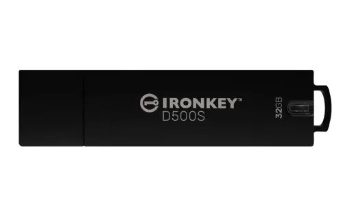 KingstonTechnologyIronKey32GBD500SFIPS140-3Lvl3PendingAES-256