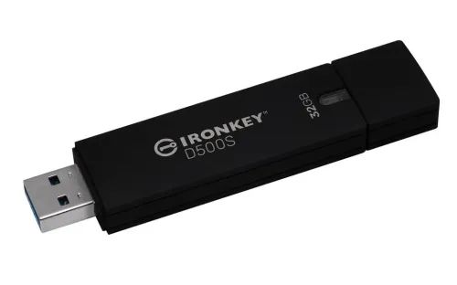 KingstonTechnologyIronKey32GBD500SFIPS140-3Lvl3PendingAES-256