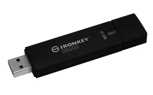 KingstonTechnologyIronKey32GBD500SFIPS140-3Lvl3PendingAES-256