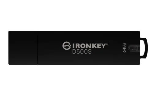 KingstonTechnologyIronKey64GBD500SFIPS140-3Lvl3PendingAES-256