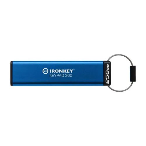 KingstonTechnologyIronKeyKeypad200USBflashdrive256GBUSBType-A3.2Gen13.1Gen1Blue