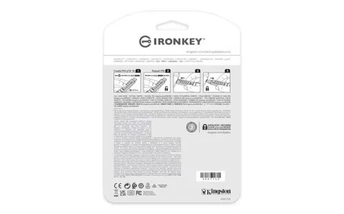 KingstonTechnologyIronKeyKeypad200USBflashdrive64GBUSBType-A3.2Gen13.1Gen1Blue