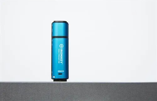 KingstonTechnologyIronKeyVaultPrivacy50USBflashdrive256GBUSBType-A3.2Gen13.1Gen1Blue