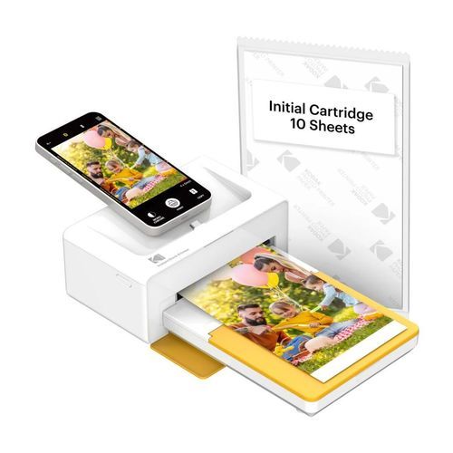 KodakDockPlus4PASSWirelessSmarphonePhotoPrinter10x15cmAccessoryPackagewith10Shee