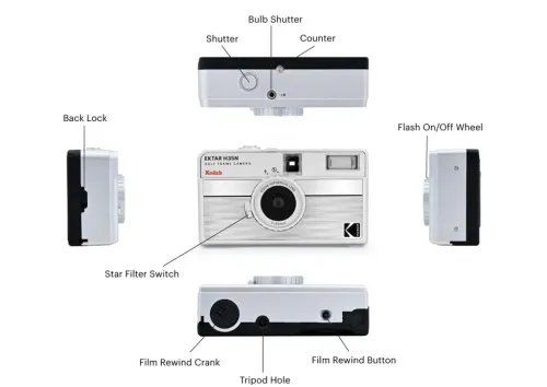 KodakEktarH35HFFilmCameraSand