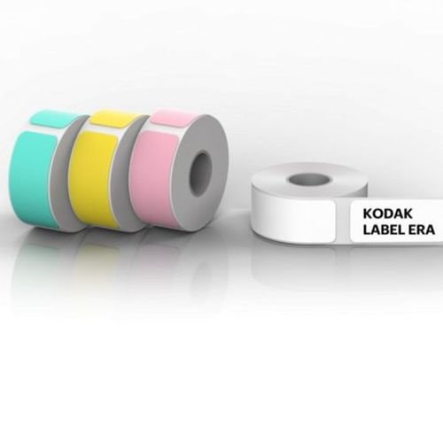 KodakLabelERAM50StickerLabel12RollsSetWhite9RollsPinkGreenYellow1RollEach
