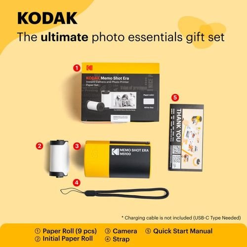 KodakMemoShotERACatridge-Paperforphoto-LabelPrinter9Rolls