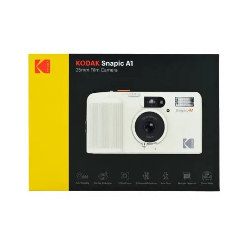 KodakSnapicA135mmFilmCameraWhitemotorized