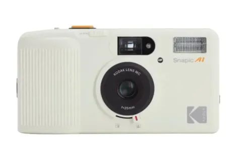 KodakSnapicA135mmFilmCameraWhitemotorized