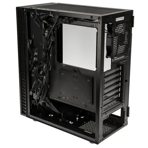 Kolink Observatory HF Plus Mesh ARGB PWM Midi Tower Case - Black with 6x120mm ARGB PWM Fans