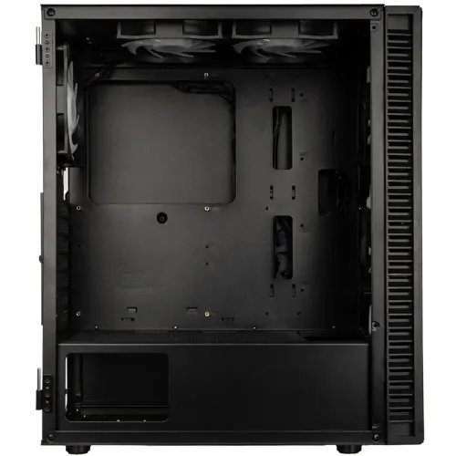 Kolink Observatory HF Plus Mesh ARGB PWM Midi Tower Case - Black with 6x120mm ARGB PWM Fans