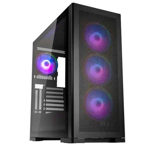 KolinkUnityMeshbayARGBMidiATXTowerCase-400mmclearance4pre-installedfanscontroller