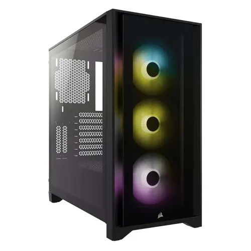 Κουτί Corsair 4000X iCUE RGB TG Midi Black
