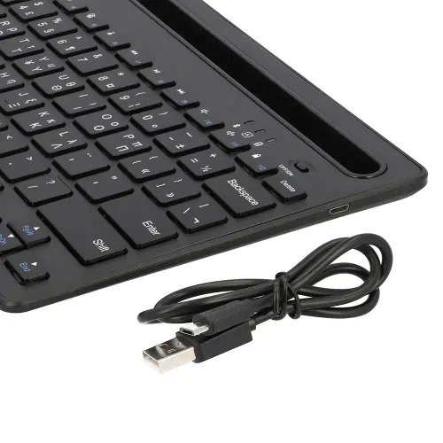 LAMTECHBT5.0KEYBOARDWITHIPADANDMOBILESTANDBLACK