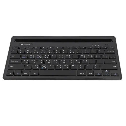 LAMTECHBT5.0KEYBOARDWITHIPADANDMOBILESTANDBLACK