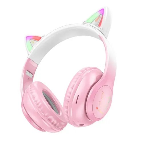 LAMTECHBT5.3KIDSHEADPHONESCHERRYBLOSSOMKITTYCAT