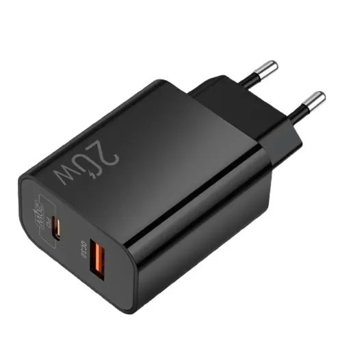 LAMTECHCHARGERUSBQC3.0TYPE-C20WBLACK