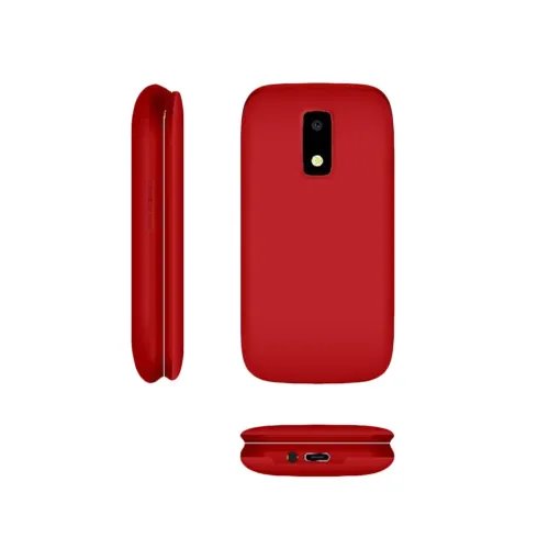 LAMTECHFLIPPHONE2.8DISPLAYWITHBTFMRADIOSOS1400mAhGRMENUFLIP-XRED