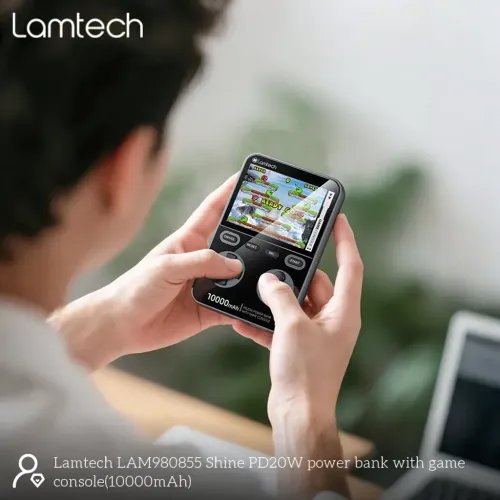 LAMTECHGAMECONSOLEPOWERBANK10000MAHBLACK