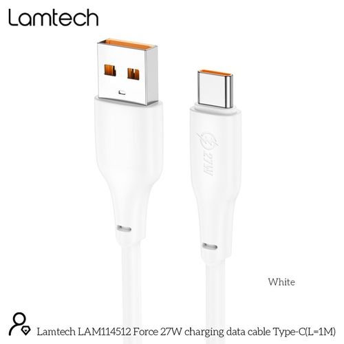 LAMTECHHIGHPOWERCABLEUSBTOTYPE-C1M27WWHITE