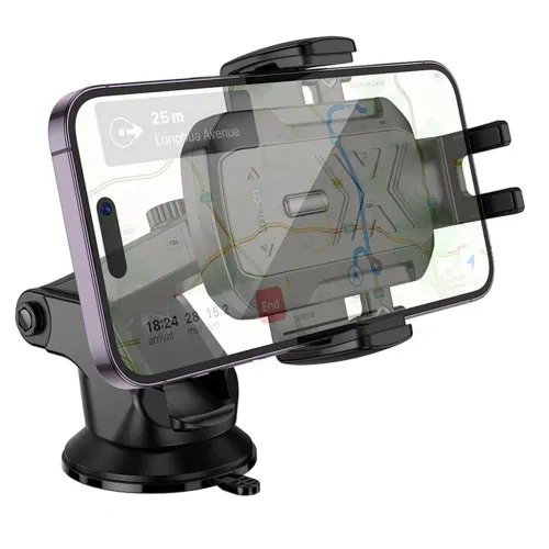 LAMTECHMULTI-ANGLECLAMPINGCARHOLDERFORSMARTPHONESUPTO7BLACK