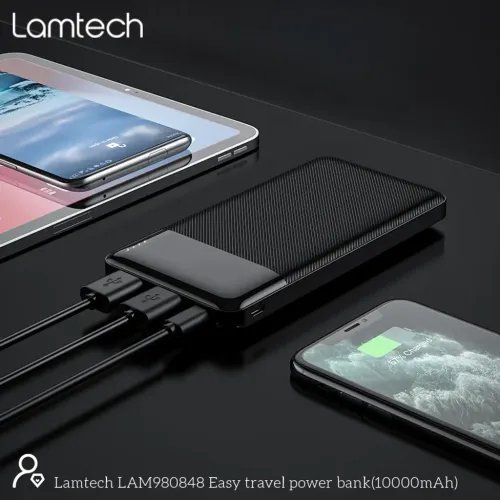 LAMTECHPOWERBANK10000MAHDUALUSBBLACK