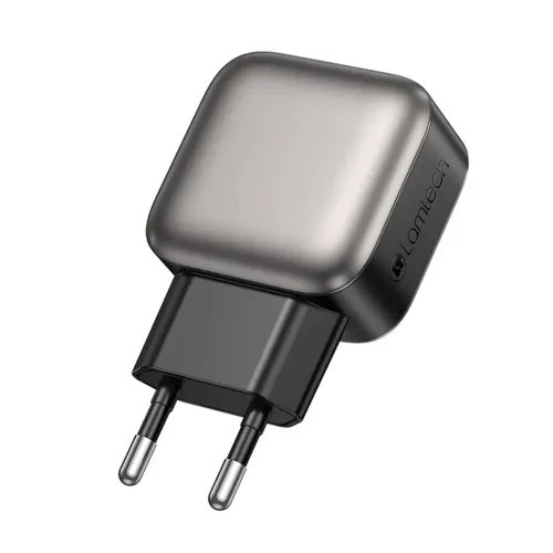 LAMTECHSINGLEUSBPORTABLEQC3.0CHARGER18WGREY
