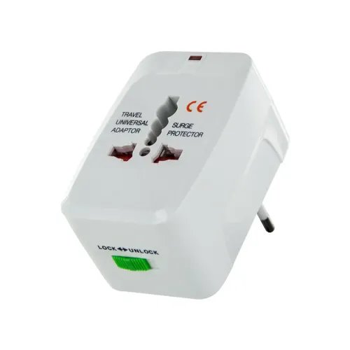 LAMTECHUNIVERSALTRAVELADAPTERWITH2USBPORT4DIFFERENTPLUGS