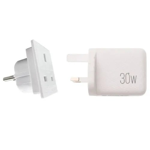 LAMTECH2-IN-1EUUKCHARGERUSBQC3.0TYPE-CWITHADAPTER30W