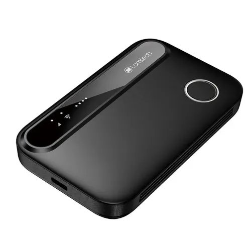 LAMTECH4GLTEWIFI6PORTABLEROUTERBLACK
