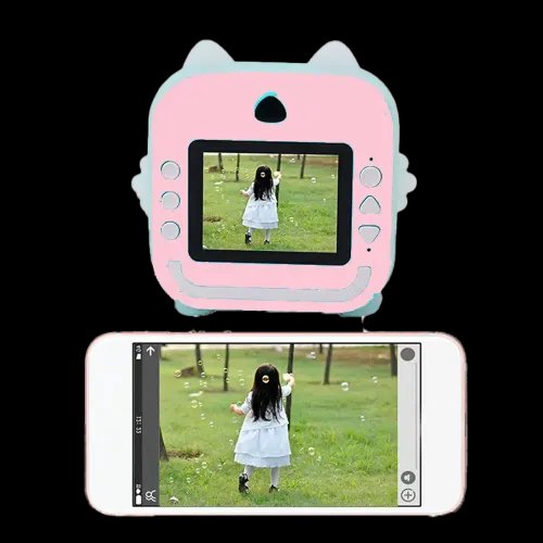 LAMTECH BLUETOOTH KID INSTANT CAMERA WHITEPINK