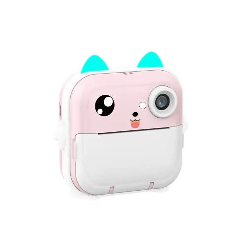 LAMTECH BLUETOOTH KID INSTANT CAMERA WHITEPINK